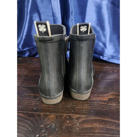 Lucky Brand Basel H2O Black Rain Boots Womens Size 8M - Picture 6 of 9